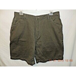 Men's Classic Carpenter Olive Green Carpenter Utility Shorts Size 40